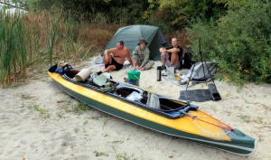 на байдарках